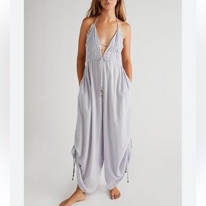 Free People Light Lavender Jumpsuit